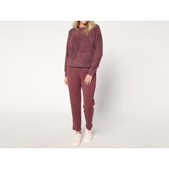 Barefoot Dreams Other - Barefoot Dreams Size Large Fig Wine Lite Pullover & Pant A656328 NWOT MSRP $225